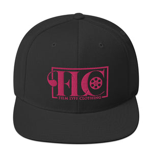 Film Lyfe Clothing Hot Pink Logo Snapback Hat