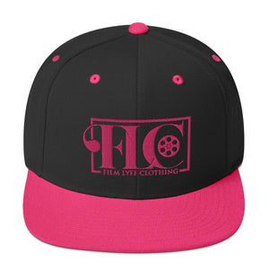 Film Lyfe Clothing Hot Pink Logo Snapback Hat