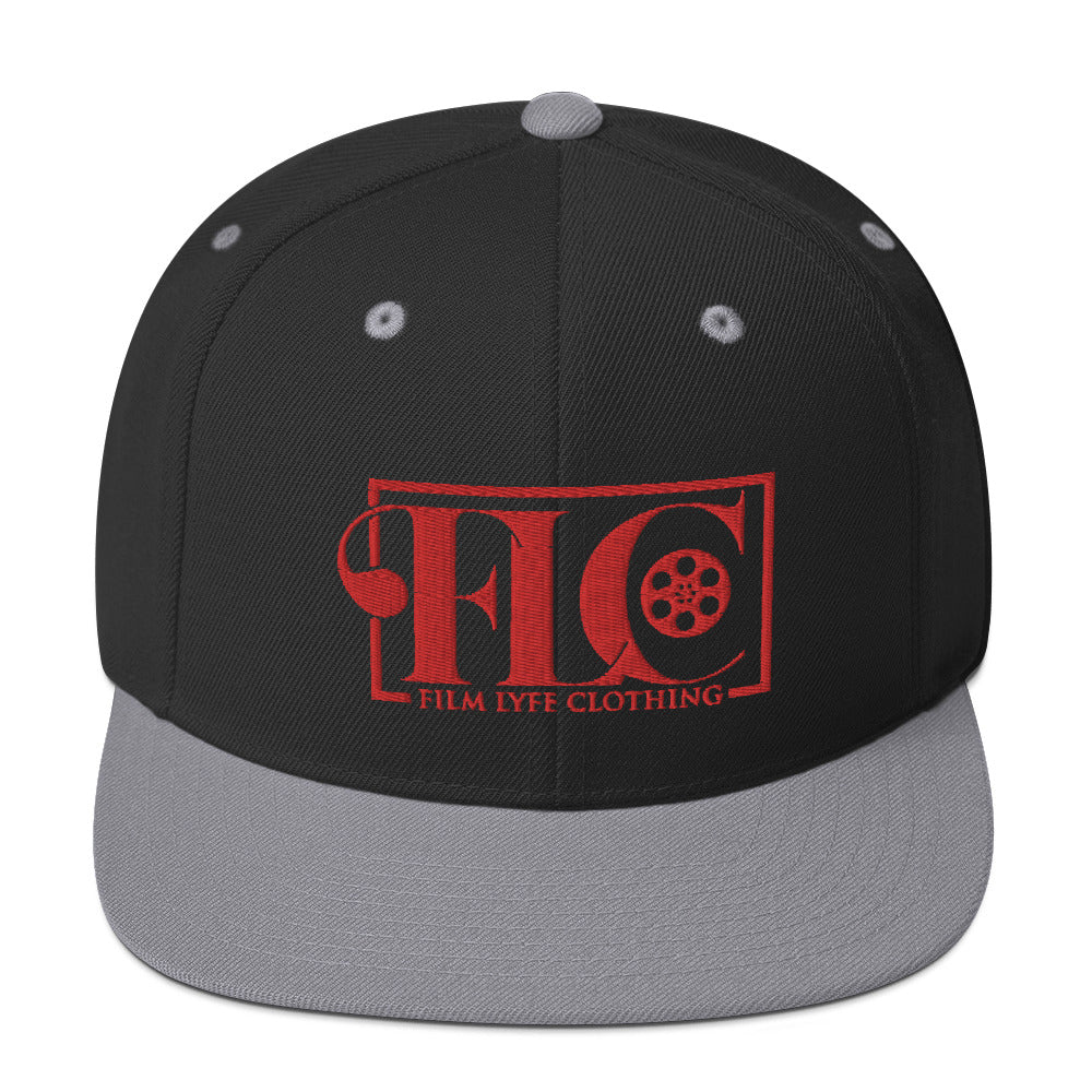 Film Lyfe Clothing Red Logo Snapback Hat