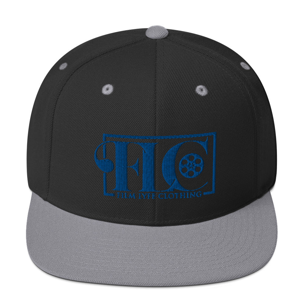 Film Lyfe Clothing Blue Logo Snapback Hat