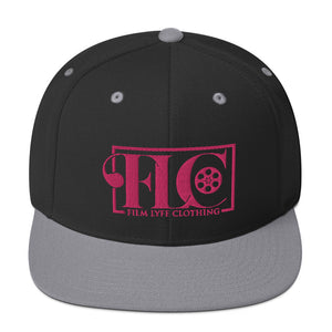 Film Lyfe Clothing Hot Pink Logo Snapback Hat