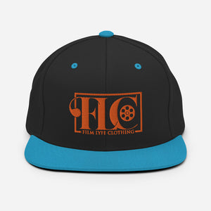 Film Lyfe Clothing Orange Logo Snapback Hat