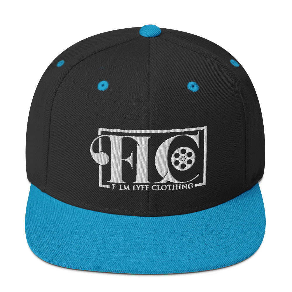 Film Lyfe Clothing White Logo Snapback Hat