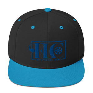 Film Lyfe Clothing Blue Logo Snapback Hat