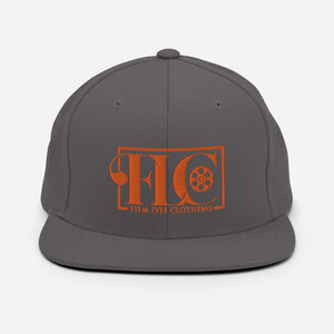 Film Lyfe Clothing Orange Logo Snapback Hat