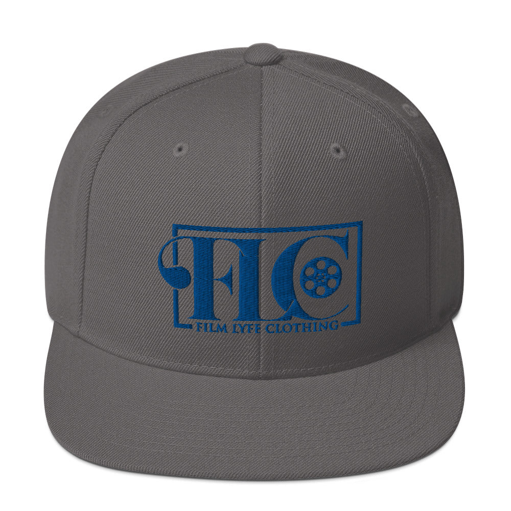 Film Lyfe Clothing Blue Logo Snapback Hat