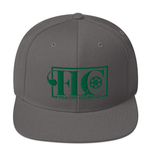 Film Lyfe Clothing Green Logo Snapback Hat