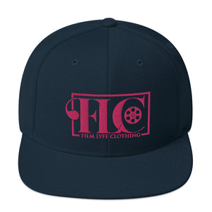 Film Lyfe Clothing Hot Pink Logo Snapback Hat