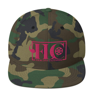 Film Lyfe Clothing Hot Pink Logo Snapback Hat