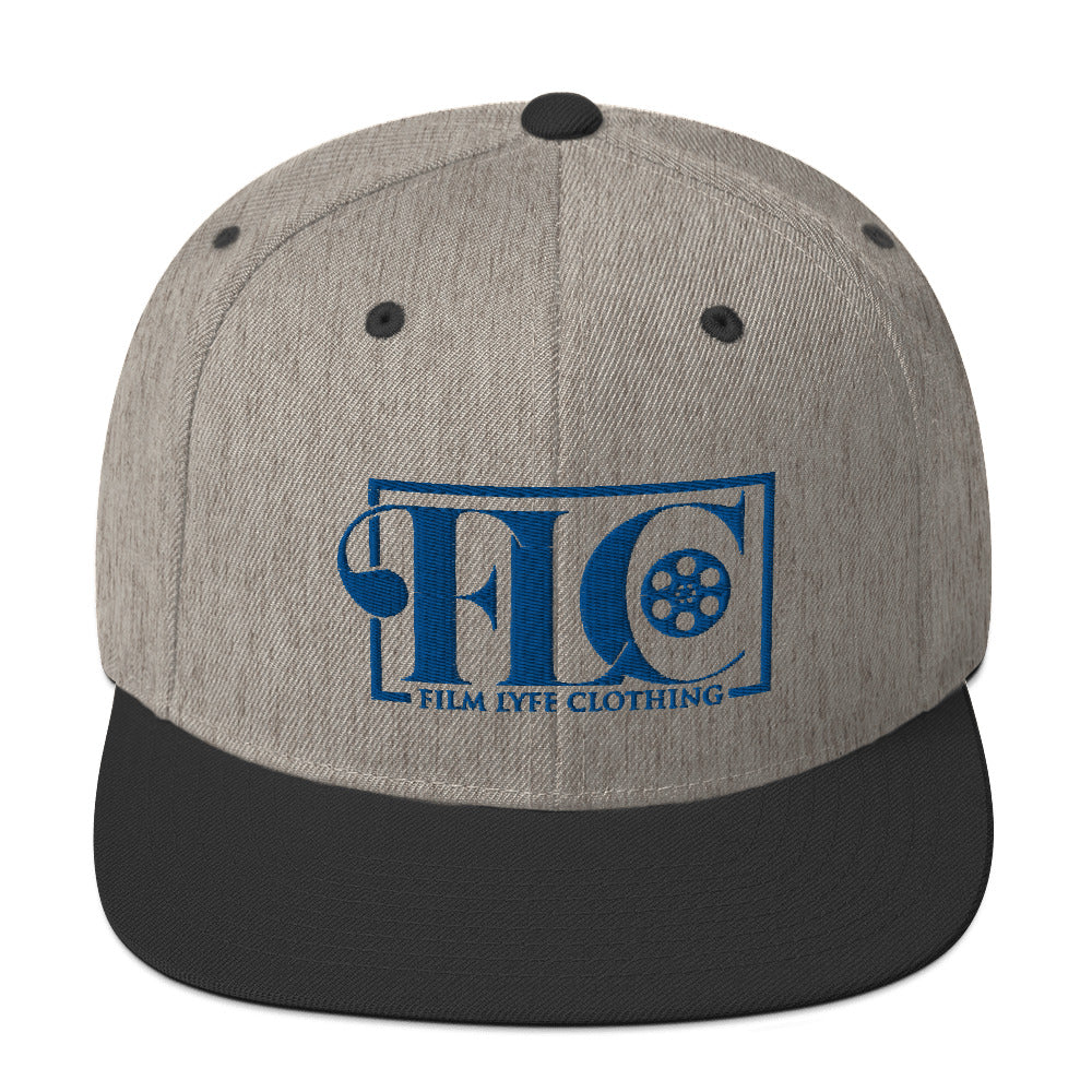 Film Lyfe Clothing Blue Logo Snapback Hat