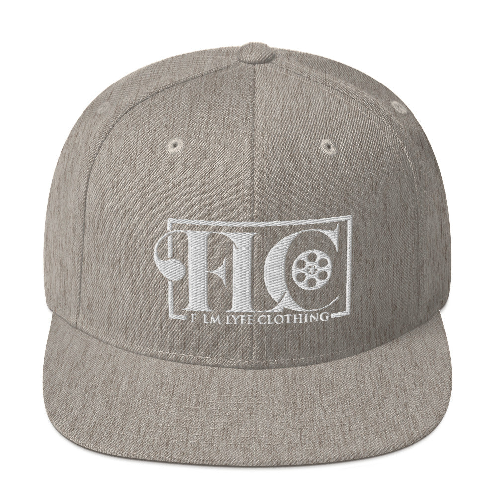 Film Lyfe Clothing White Logo Snapback Hat