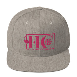 Film Lyfe Clothing Hot Pink Logo Snapback Hat