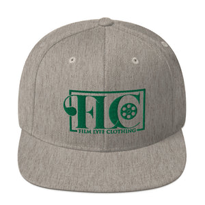 Film Lyfe Clothing Green Logo Snapback Hat