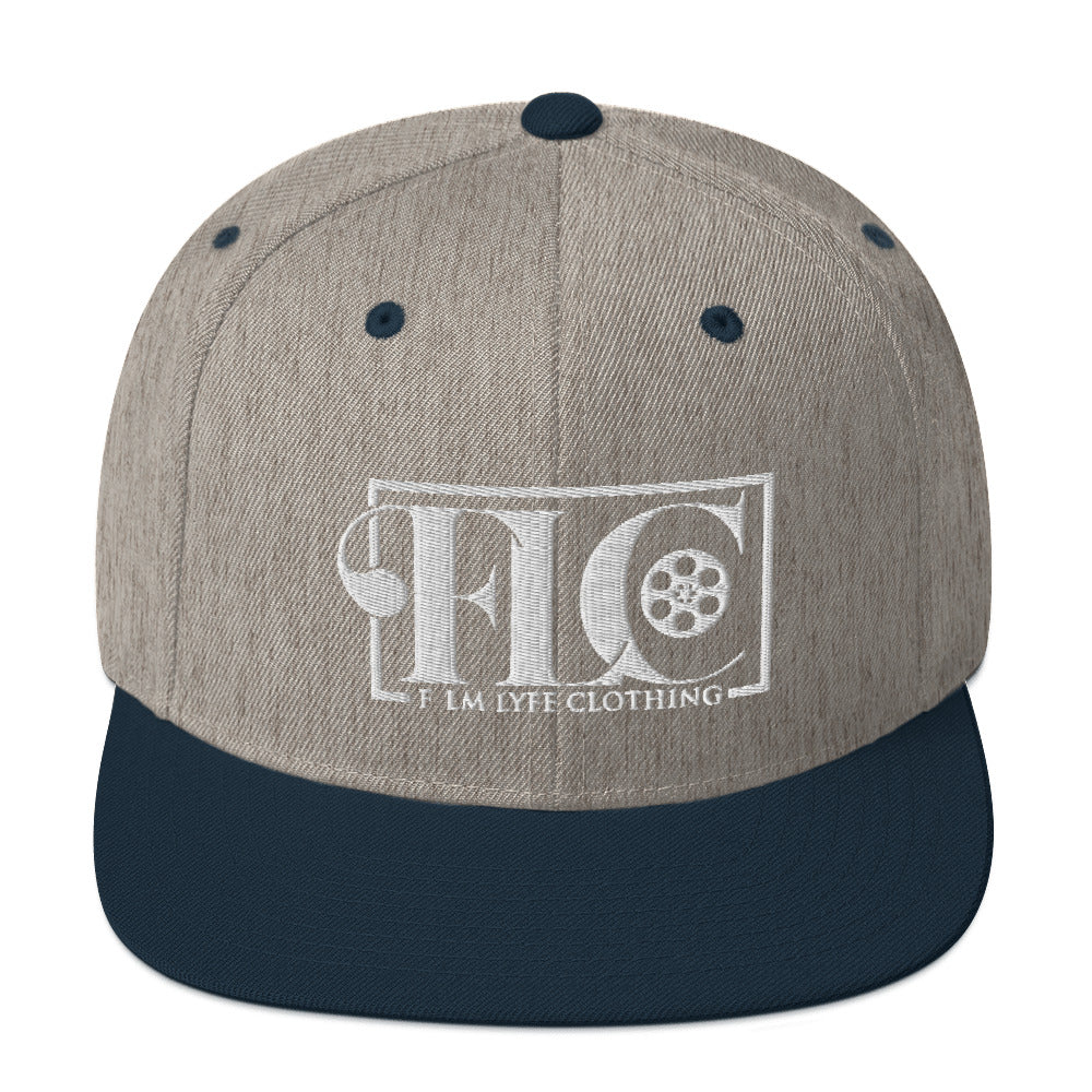 Film Lyfe Clothing White Logo Snapback Hat