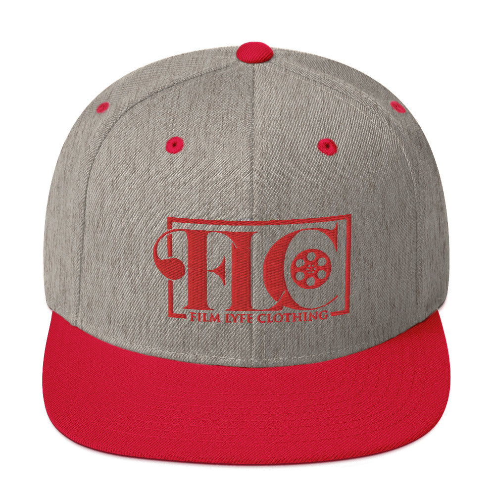 Film Lyfe Clothing Red Logo Snapback Hat