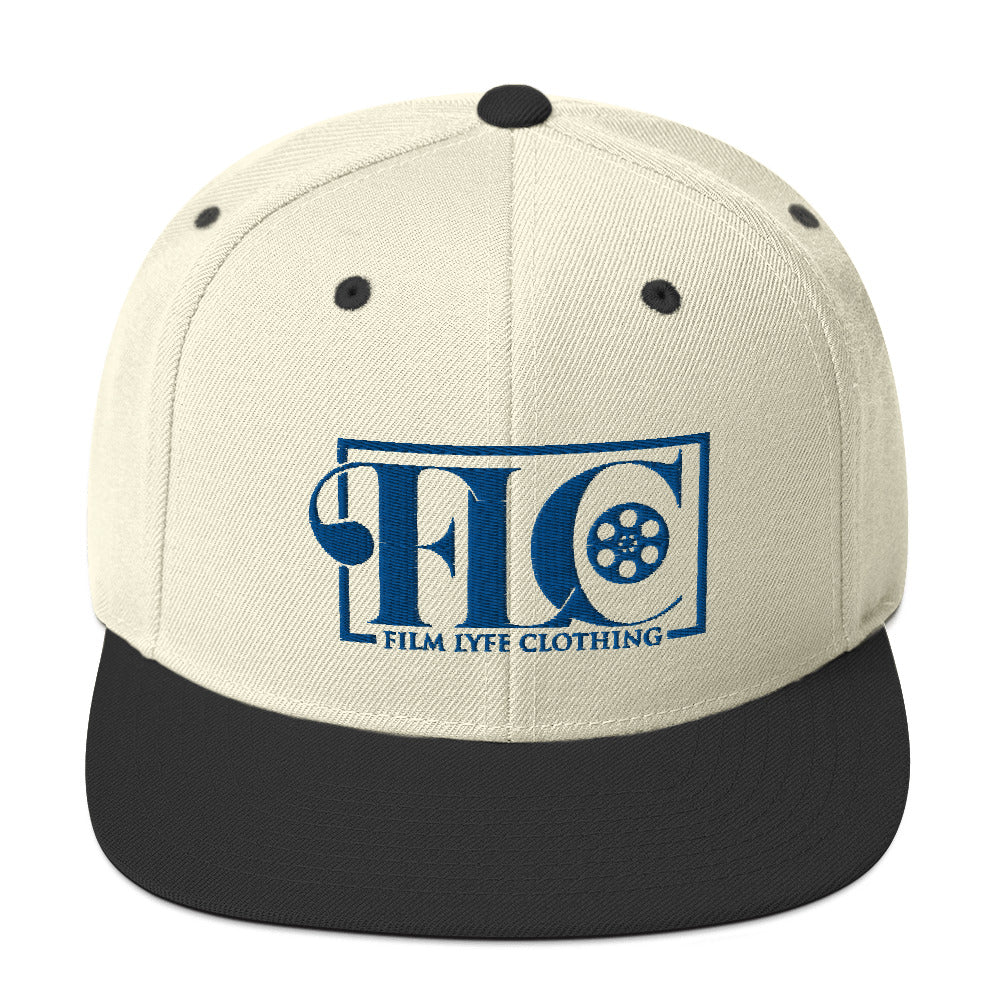 Film Lyfe Clothing Blue Logo Snapback Hat