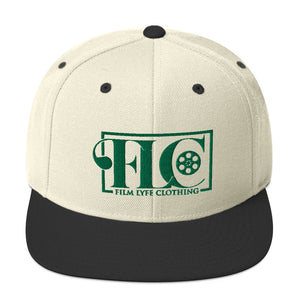 Film Lyfe Clothing Green Logo Snapback Hat