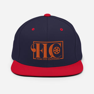 Film Lyfe Clothing Orange Logo Snapback Hat