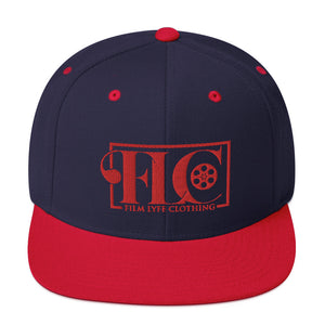 Film Lyfe Clothing Red Logo Snapback Hat