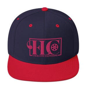 Film Lyfe Clothing Hot Pink Logo Snapback Hat