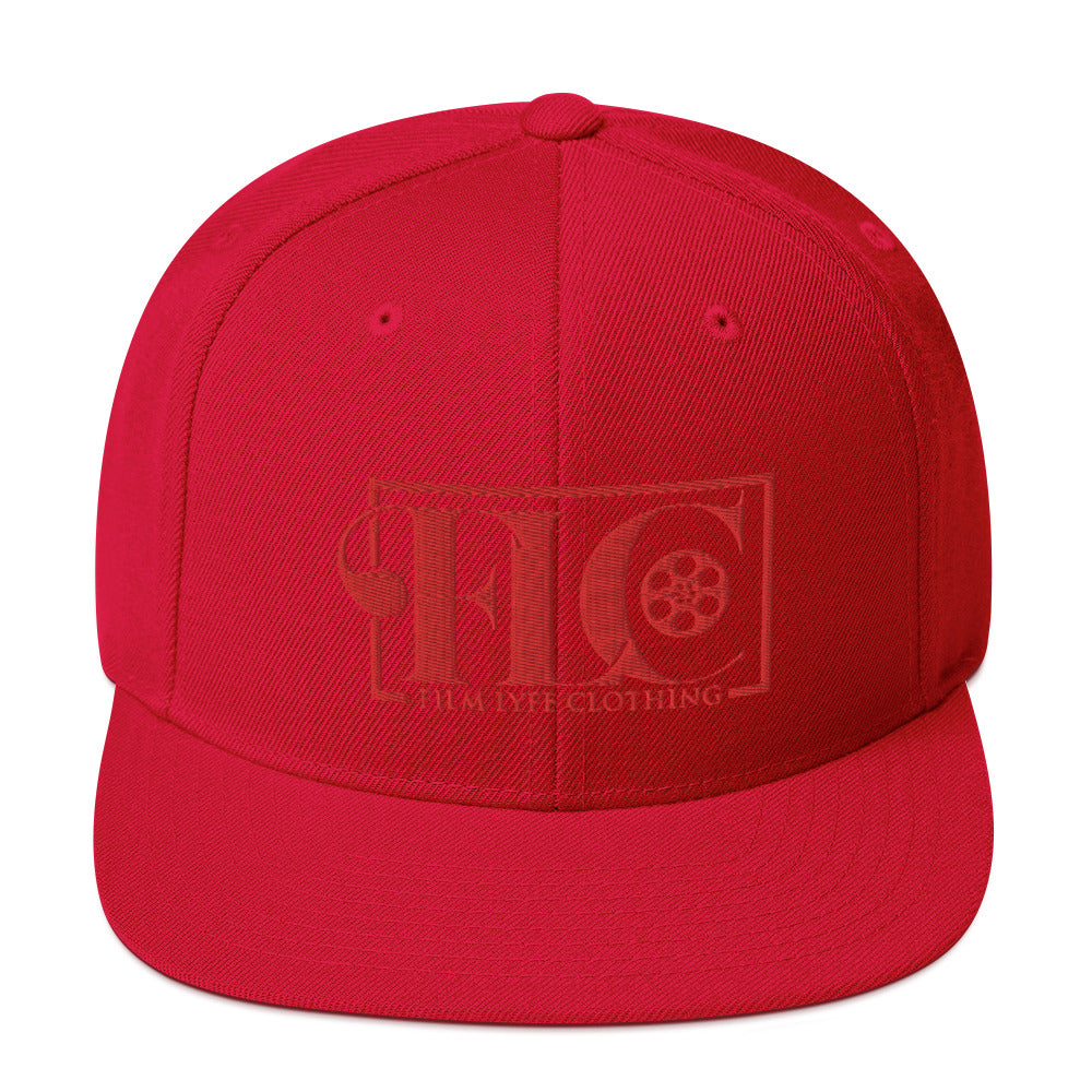 Film Lyfe Clothing Red Logo Snapback Hat