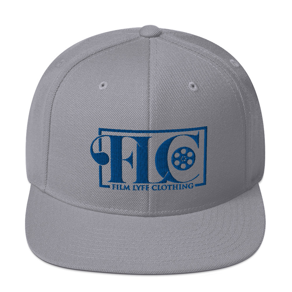 Film Lyfe Clothing Blue Logo Snapback Hat