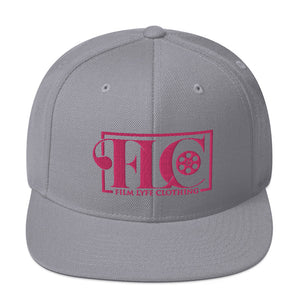 Film Lyfe Clothing Hot Pink Logo Snapback Hat