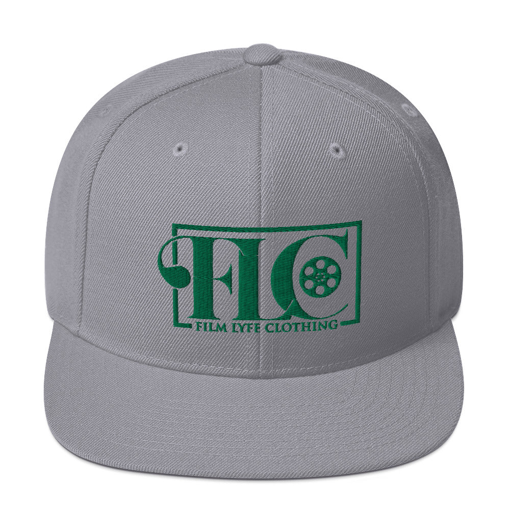 Film Lyfe Clothing Green Logo Snapback Hat