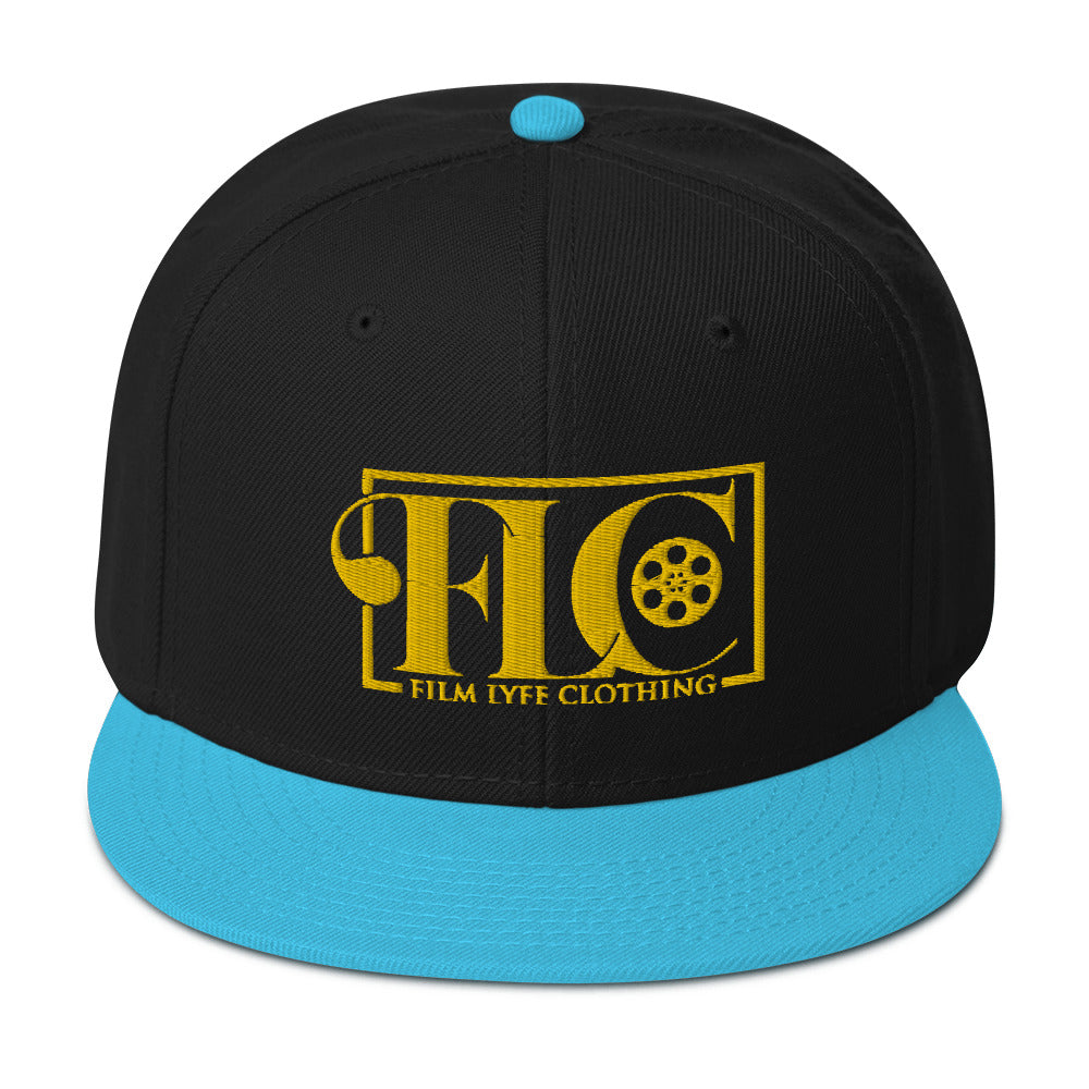 Film Lyfe Clothing Gold Logo Snapback Hat