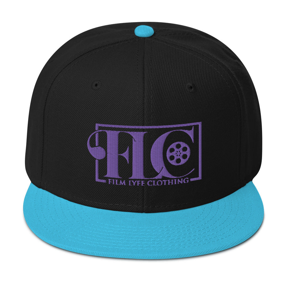 Film Lyfe Clothing Purple Logo Snapback Hat