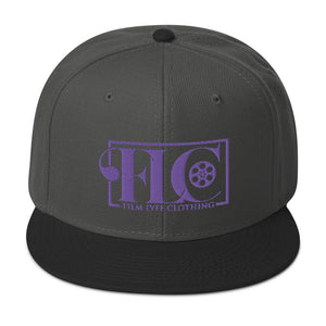 Film Lyfe Clothing Purple Logo Snapback Hat