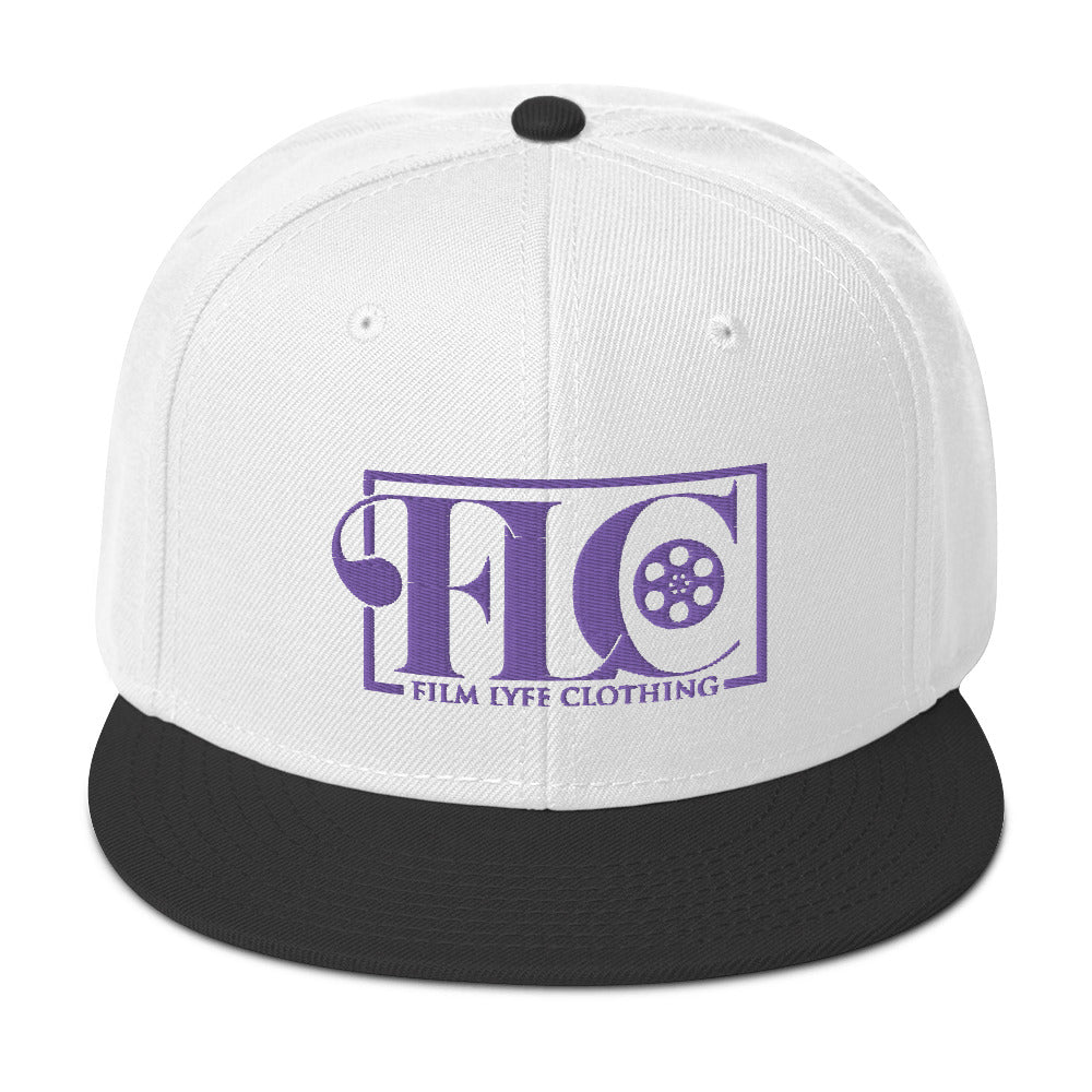 Film Lyfe Clothing Purple Logo Snapback Hat