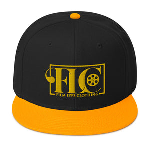 Film Lyfe Clothing Gold Logo Snapback Hat