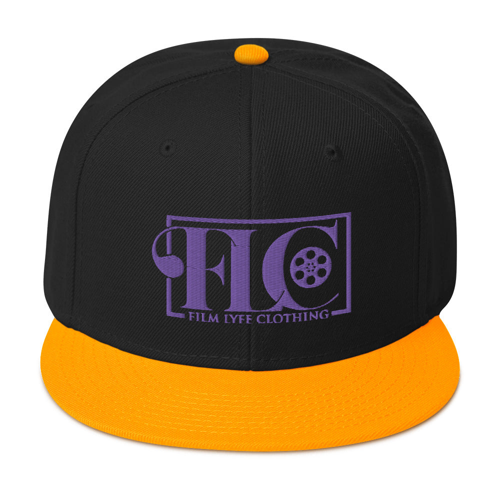 Film Lyfe Clothing Purple Logo Snapback Hat