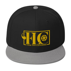 Film Lyfe Clothing Gold Logo Snapback Hat