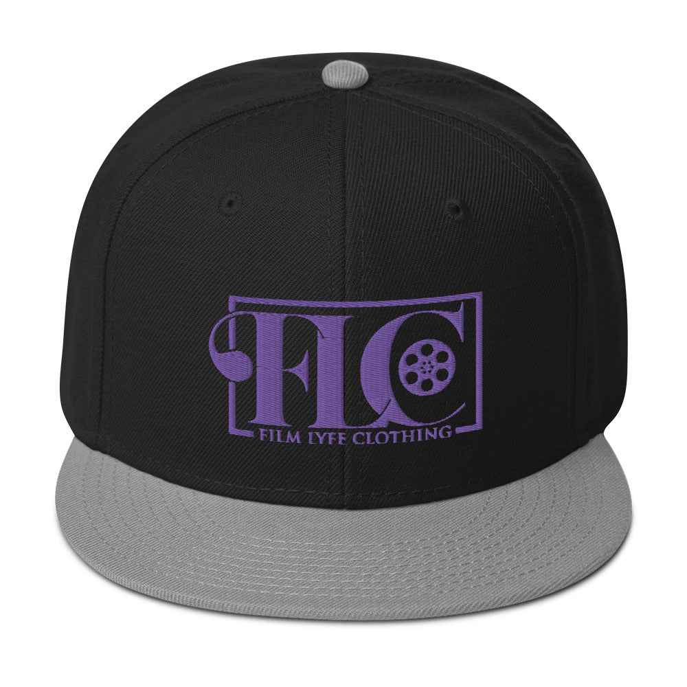 Film Lyfe Clothing Purple Logo Snapback Hat