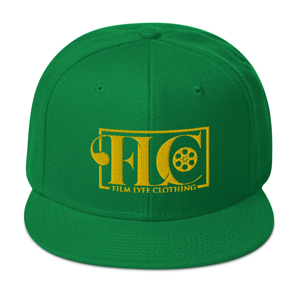 Film Lyfe Clothing Gold Logo Snapback Hat