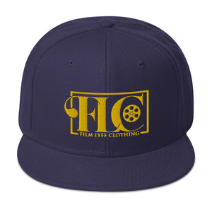 Film Lyfe Clothing Gold Logo Snapback Hat