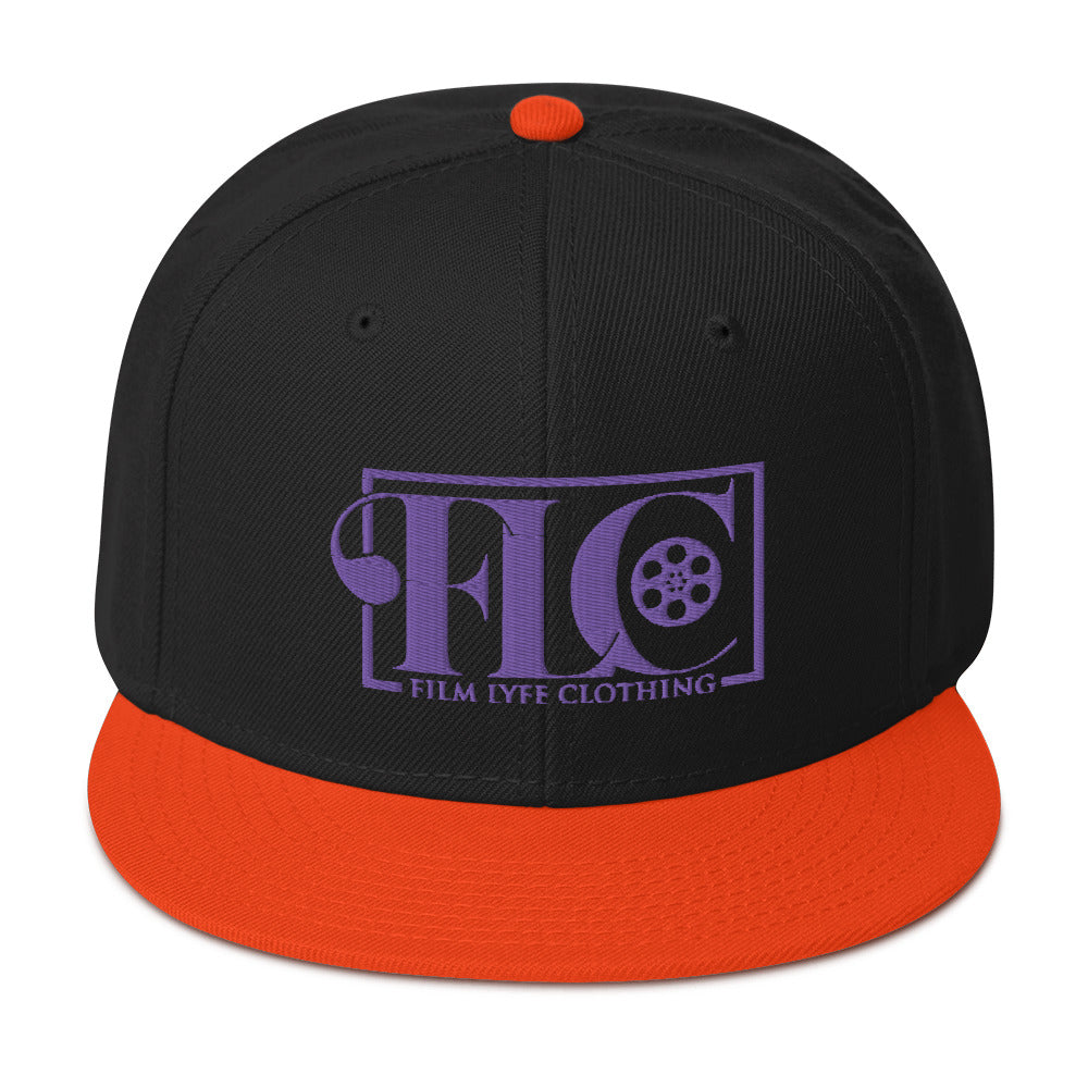 Film Lyfe Clothing Purple Logo Snapback Hat