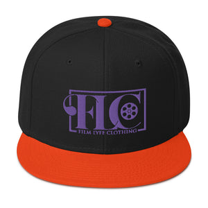 Film Lyfe Clothing Purple Logo Snapback Hat