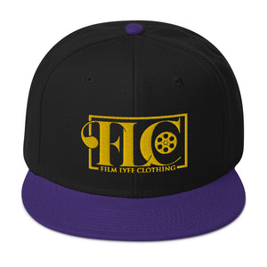 Film Lyfe Clothing Gold Logo Snapback Hat