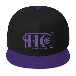 Film Lyfe Clothing Purple Logo Snapback Hat