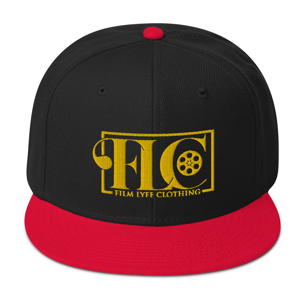 Film Lyfe Clothing Gold Logo Snapback Hat