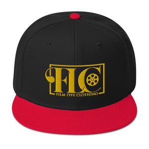 Film Lyfe Clothing Gold Logo Snapback Hat