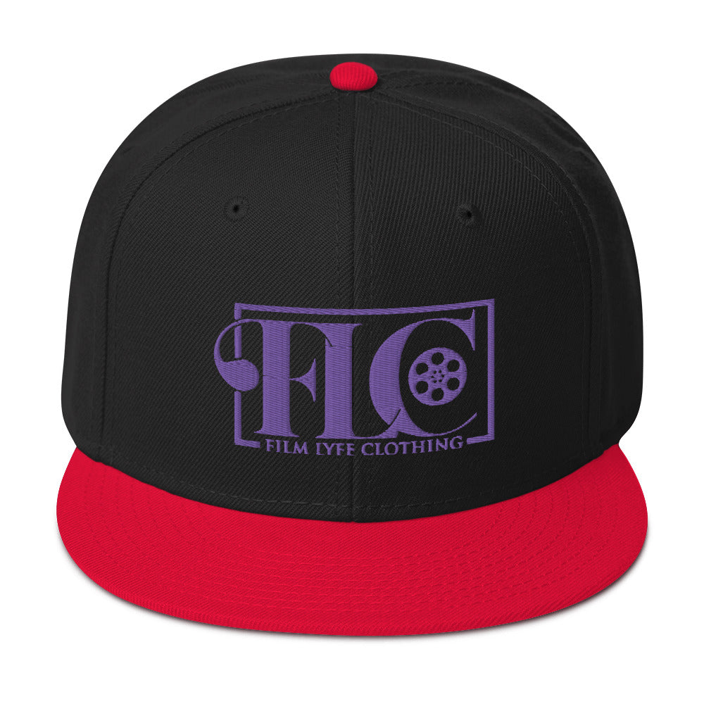 Film Lyfe Clothing Purple Logo Snapback Hat