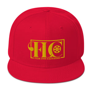 Film Lyfe Clothing Gold Logo Snapback Hat