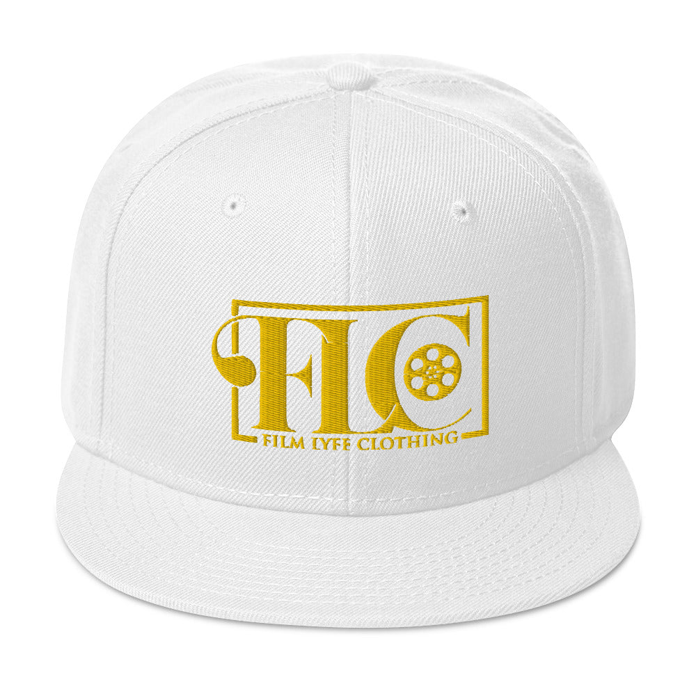 Film Lyfe Clothing Gold Logo Snapback Hat