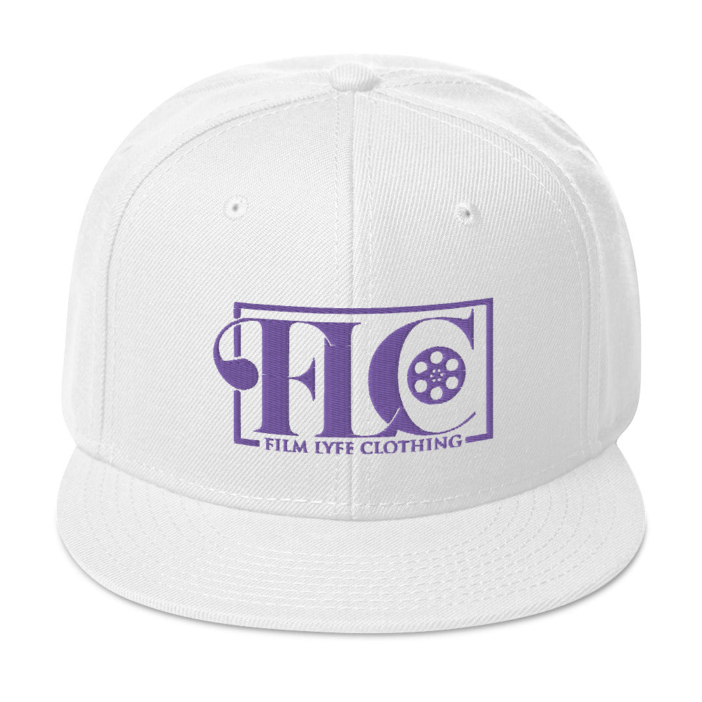 Film Lyfe Clothing Purple Logo Snapback Hat